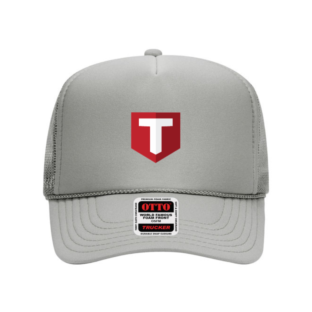 OTTO CAP® 5 Panel High Crown Mesh Back Trucker Hat - Titan
